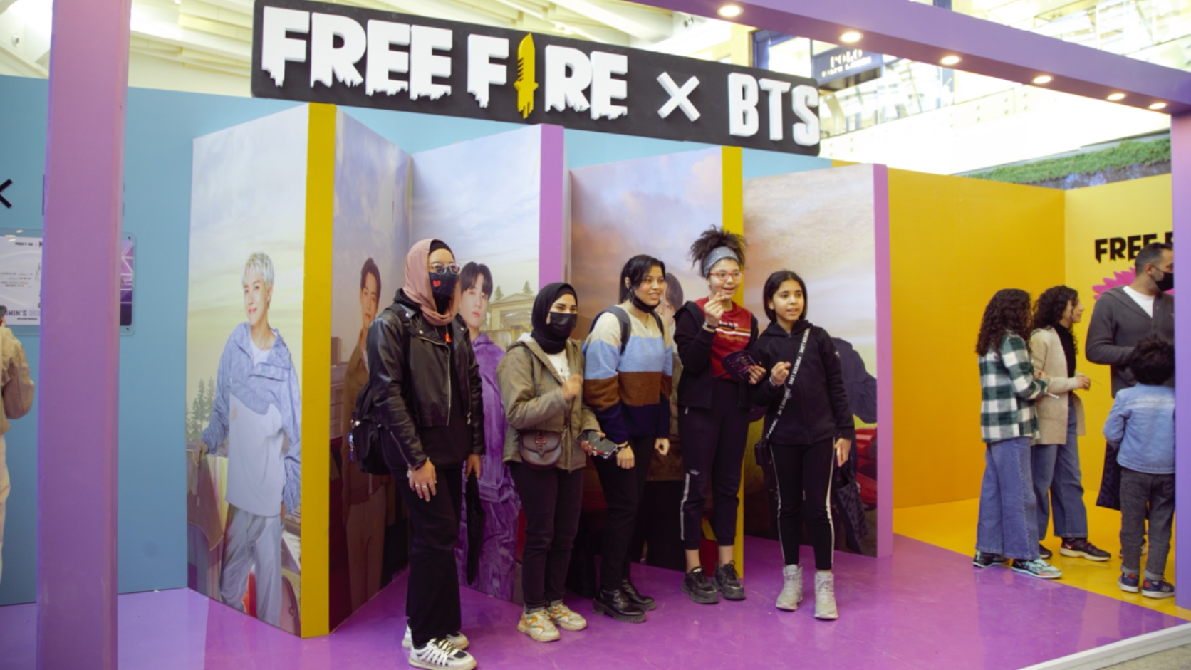 Melody Productionworx thiết kế và thi công gian hàng triển lãm cho thương hiệu FREE FIRE tại TTTM Aeonmall Bình Tân